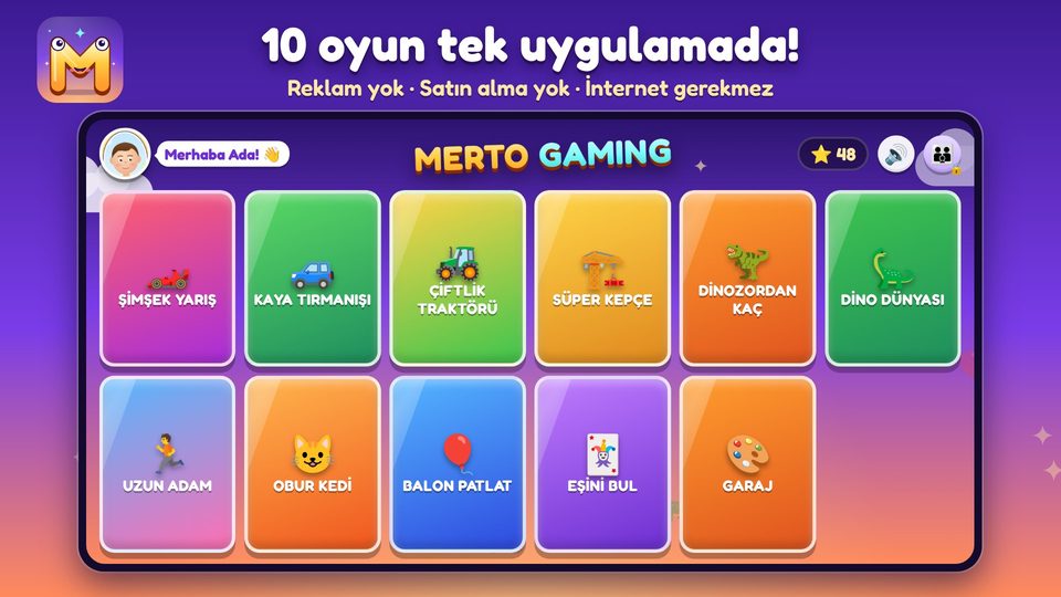 Oyun menüsü